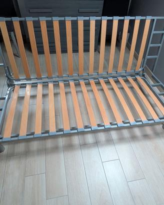 Divano letto con doghe in legno misure 200X140