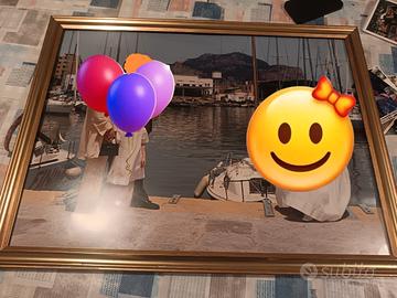 cornice grande da muro vintage 