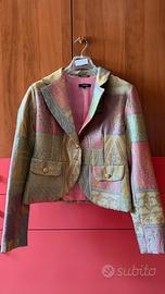 Giacca Denny Rose fantasia multicolor con lurex