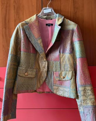 Giacca Denny Rose fantasia multicolor con lurex