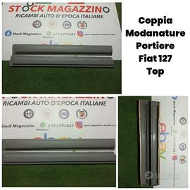 Coppia modanature portiere Fiat 127 top nuove