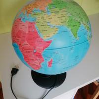 Mappamondo lampada