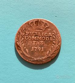 Moneta Publica commoditas 3tornesi regno di Napoli