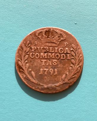 Moneta Publica commoditas 3tornesi regno di Napoli