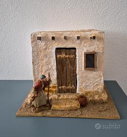 Casa stile palestinese per presepe. 