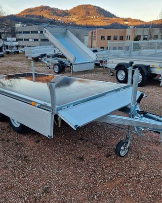 Carrello rimorchio auto doppio asse 3 metri