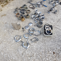 Raccordi scarico cisterne,2 cerchi alcoa opachi