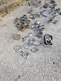 Raccordi scarico cisterne,2 cerchi alcoa opachi