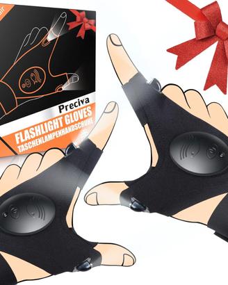 Guanti con Luce LED Gadget Utili, idea Originale