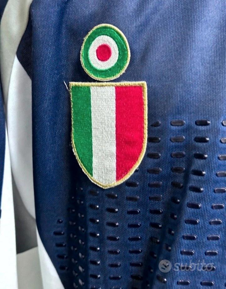 Maillot Lazio Peruzzi – Match Worn / Issued – Vintage Umbro – Fabriqué Au Chili