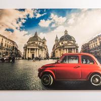 Stampa su tela Fiat 500 Cinquecento