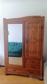 Armadio stile Liberty con specchio