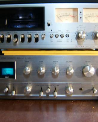 AMPLIFICATORE HITACHI -TAPE  PIONEER 7171.VINTAGE