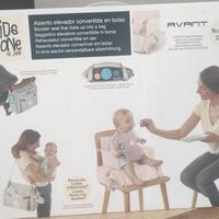 seggiolino elevatore convertibile in borsa