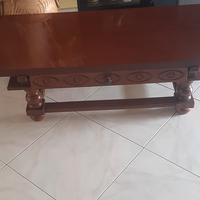 tavolino da salotto in legno antico