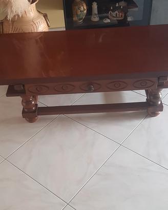 tavolino da salotto in legno antico