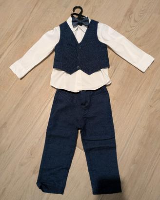 Vestito elegante cerimonia bambino