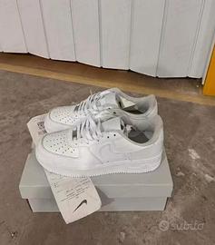 Nike Air Force 1 Uomo 41 Scarpe Bianche Nuove