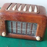 radio epoca antica valvole in legno