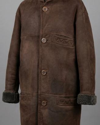 shearling vintage marrone 
