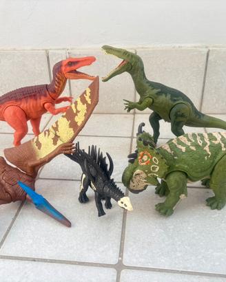 Dinosauri JURASSIC world lotto 5 pezzi Mattel