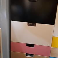 cassettiera colorata per cameretta bambini