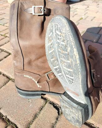 stivali pelle Harley Davidson 