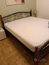 letto matrimoniale e materasso 