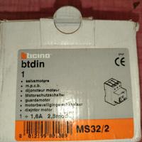 BTICINO MS32/2 SALVAMOTORE 3P 1-1,6A