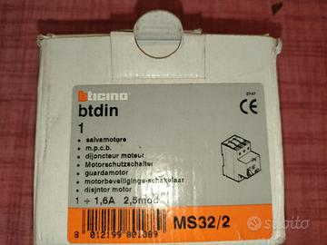 BTICINO MS32/2 SALVAMOTORE 3P 1-1,6A