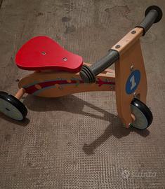 Triciclo in legno come nuovo