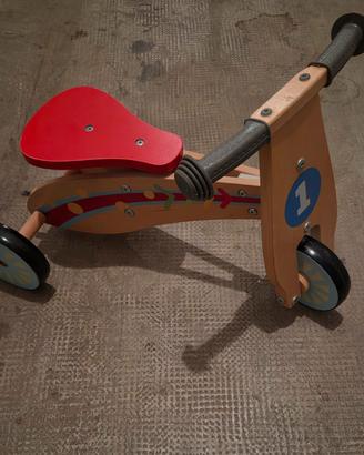 Triciclo in legno come nuovo