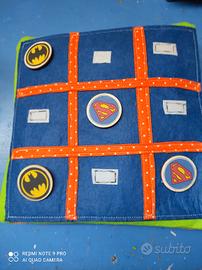 cuscino gioco tris supereroi