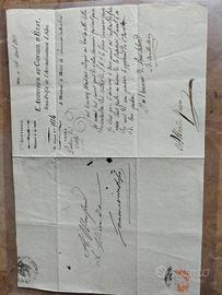 Lettera 1811 Sotto-Prefetto Alba- sindaco Sommariv