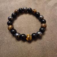 Bracciale perle occhio di tigre