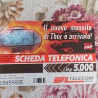 scheda telefonica 