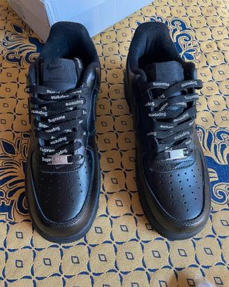 Nike Air Force 1 Low Supreme Nere Taglia 44