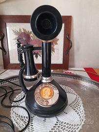 telefono d'epoca in stile "candelabro" 