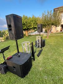 Siatema audio amplificato electrovoice etx