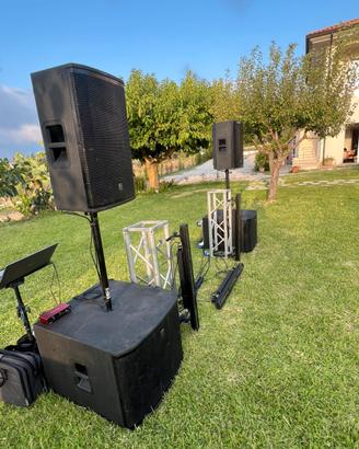 Siatema audio amplificato electrovoice etx