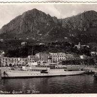 Cartoline ITALIA Napoli Mar Grande Nave Capri Nr24