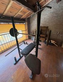 Panca palestra + Sacco boxe