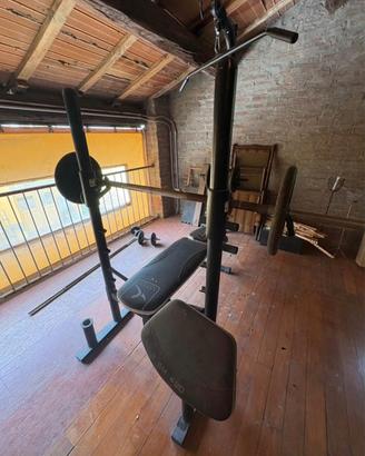 Panca palestra + Sacco boxe