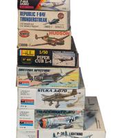 Lotto 9 vari aerei Monogram Heller Hasegawa Airfix