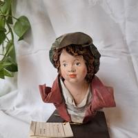 Busto decorativo in cartapesta firma Baldari Lecce