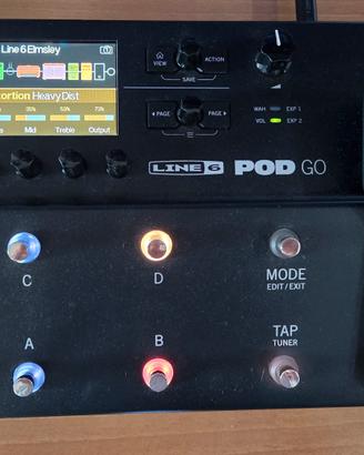 pedaliera chitarra Line 6 PODGO