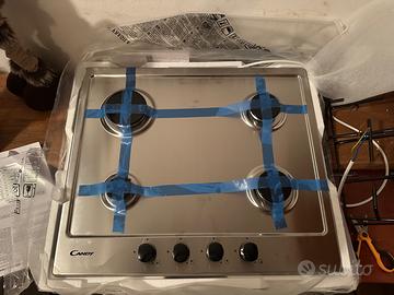 Piano cottura a gas Candy CMG6BRX inox – 4 fuochi