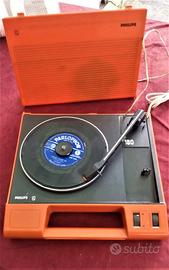 PHILIPS giradischi portatile anni 70