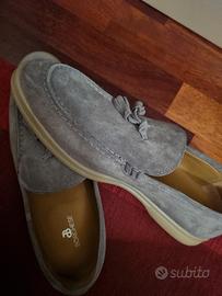 Mocassini uomo Borghese grigio taglia 43 