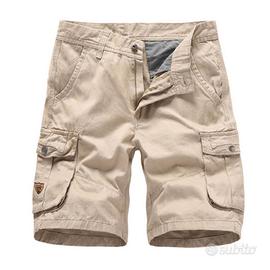 pantaloncini cargo  colore kaki marca BOLGI 